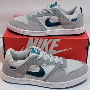 Nike Alleyoop SB Particle Grey Geode Teal‎ Shoes